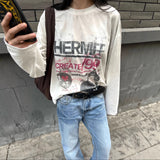 Men’s Vintage Graphic Long Sleeve T-Shirt
