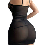 Women’s Lace Sheer Nightgown Set