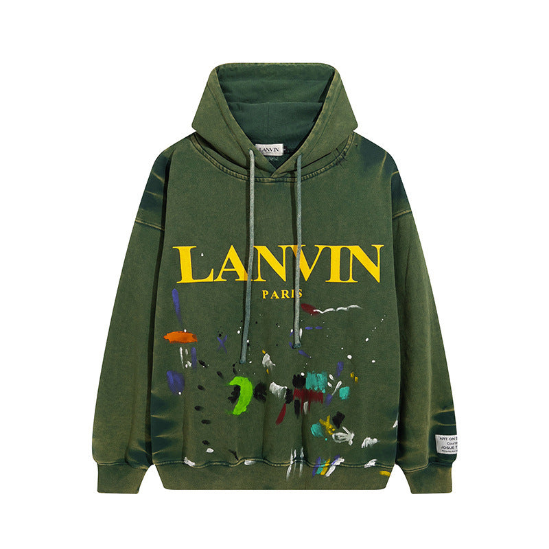 Men’s Graffiti Print Hoodie