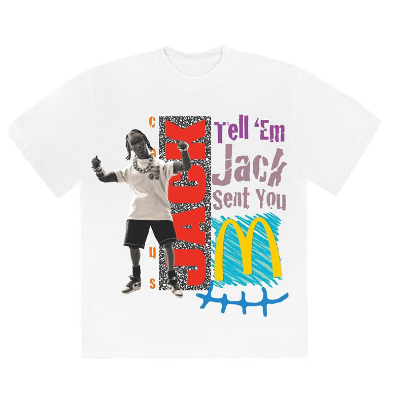 Men’s Graphic Hip-Hop Style T-Shirt
