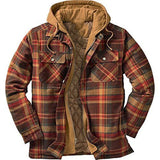 Men’s Checkered Hooded Jacket