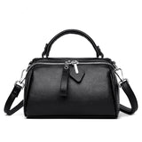 Women's Genuine Leather Boston Bag