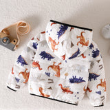 Duoduo Kids Cozy Dino Fleece Jacket