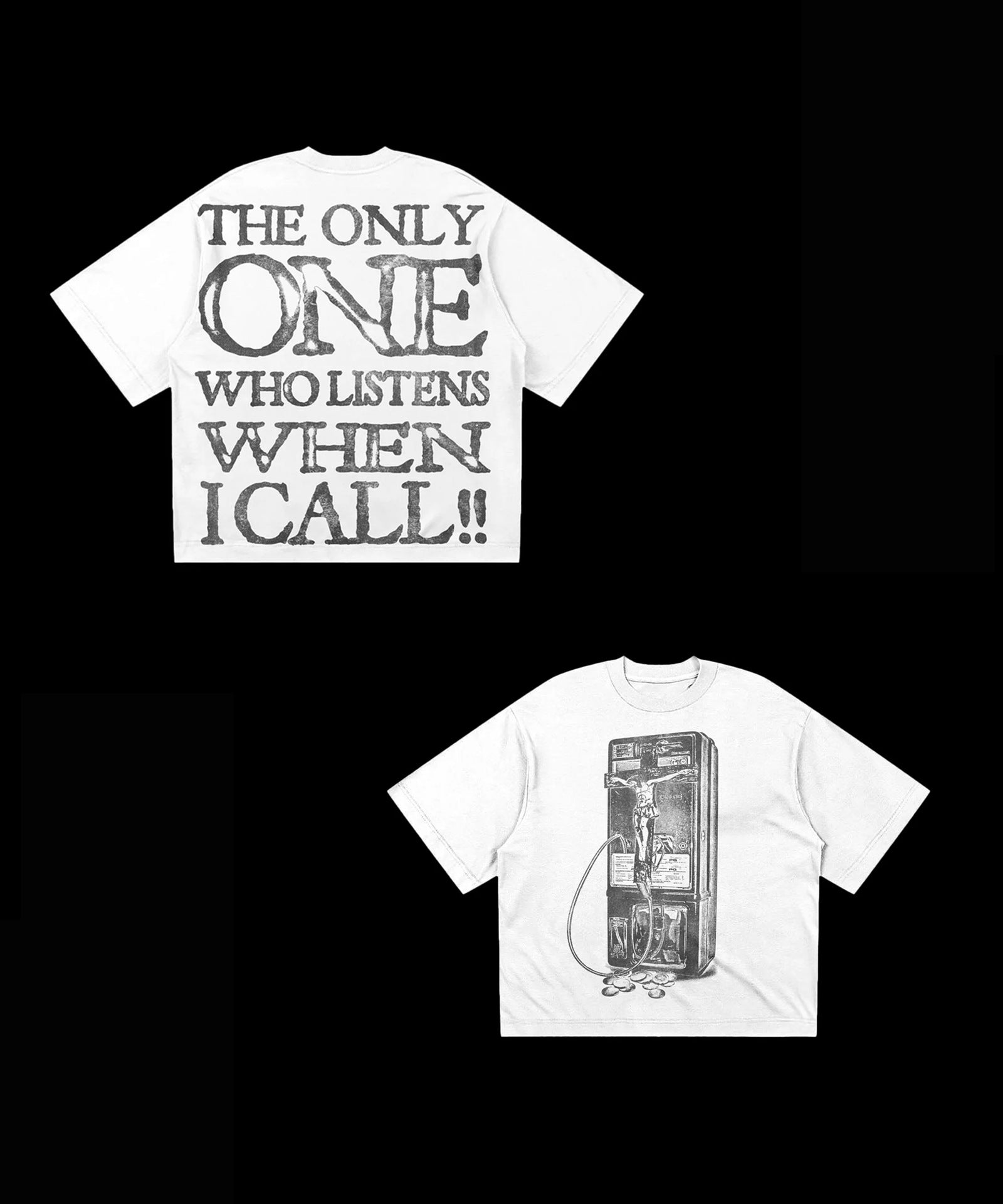 Men’s Y2K Letter Print T-Shirt