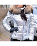 Women’s Cropped Cotton-Padded Jacket