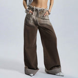 Women’s Gradient Wide-Leg Jeans