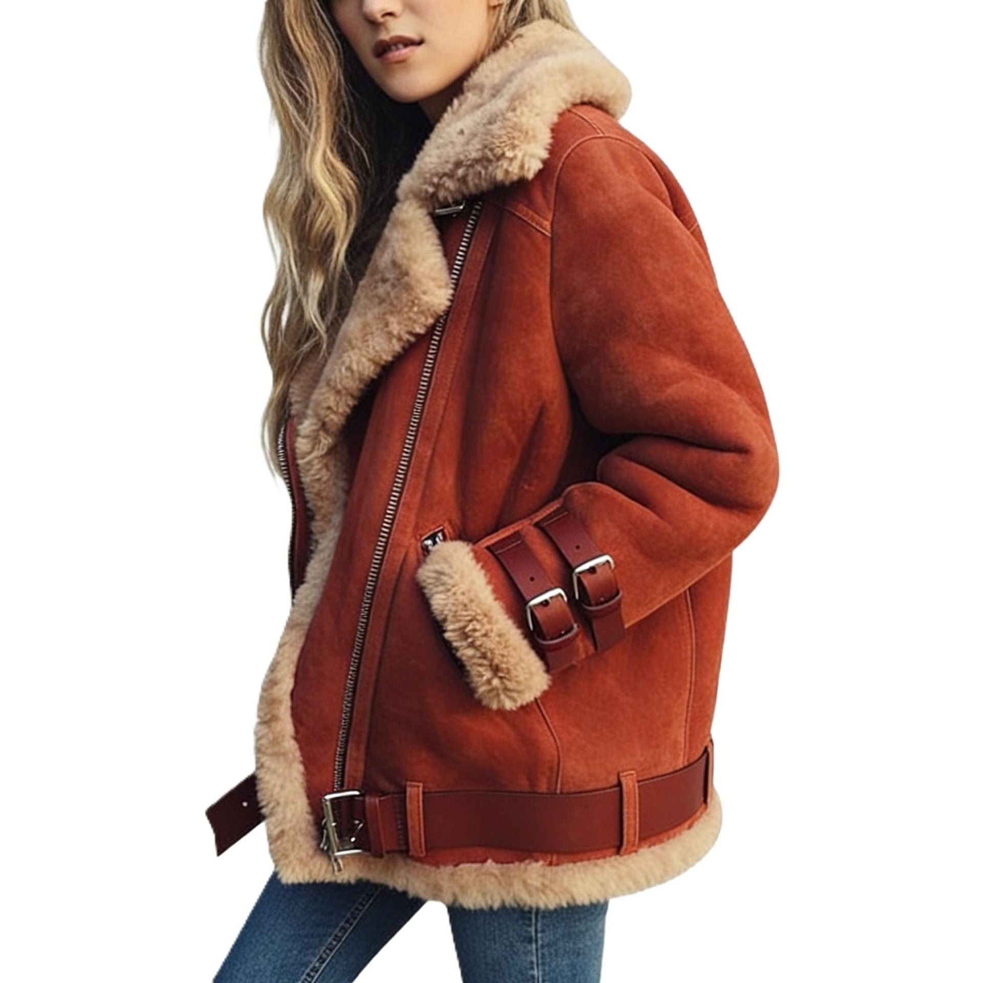 Women’s Suede Lambskin Coat