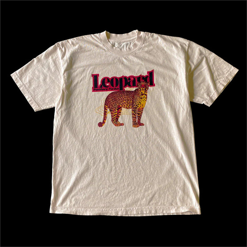 Men’s Oversized Heavy Cotton Retro Graphic T-Shirt