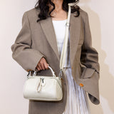 Women's Genuine Leather Boston Bag