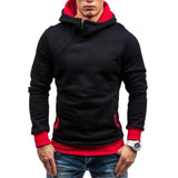 Men’s Slanted Zip Pullover Hoodie