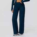 Women’s High-Waist Wide-Leg Fleece Pants