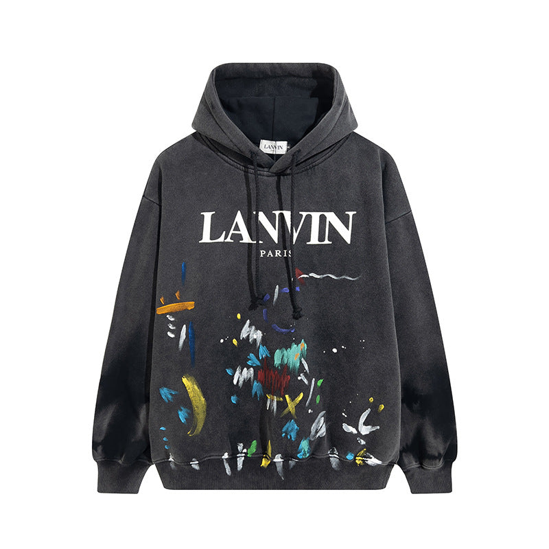 Men’s Graffiti Print Hoodie