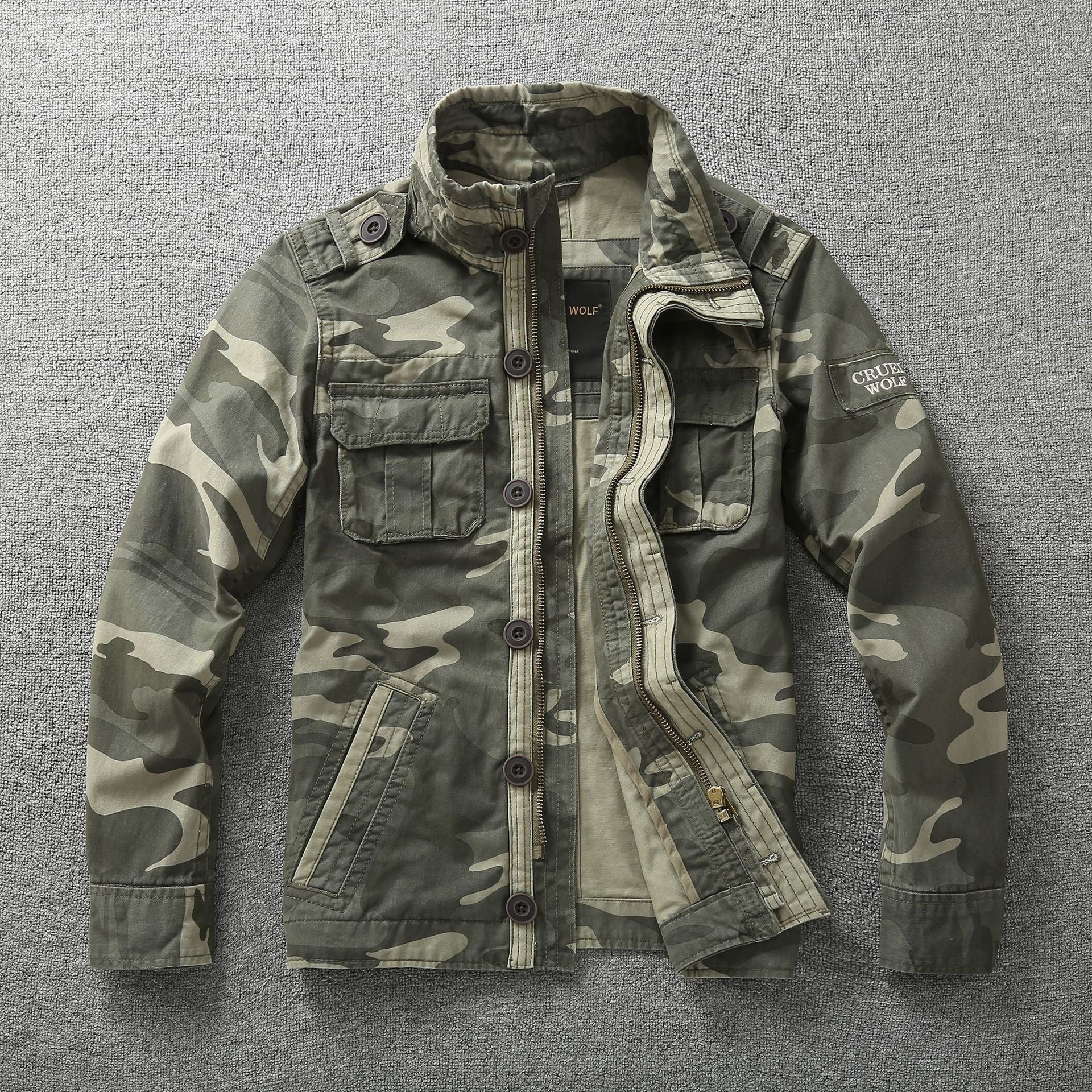 Men’s Camouflage Workwear Jacket