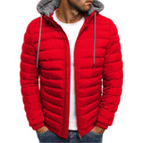 Men’s Hooded Short Warm Fit Padded Jacket