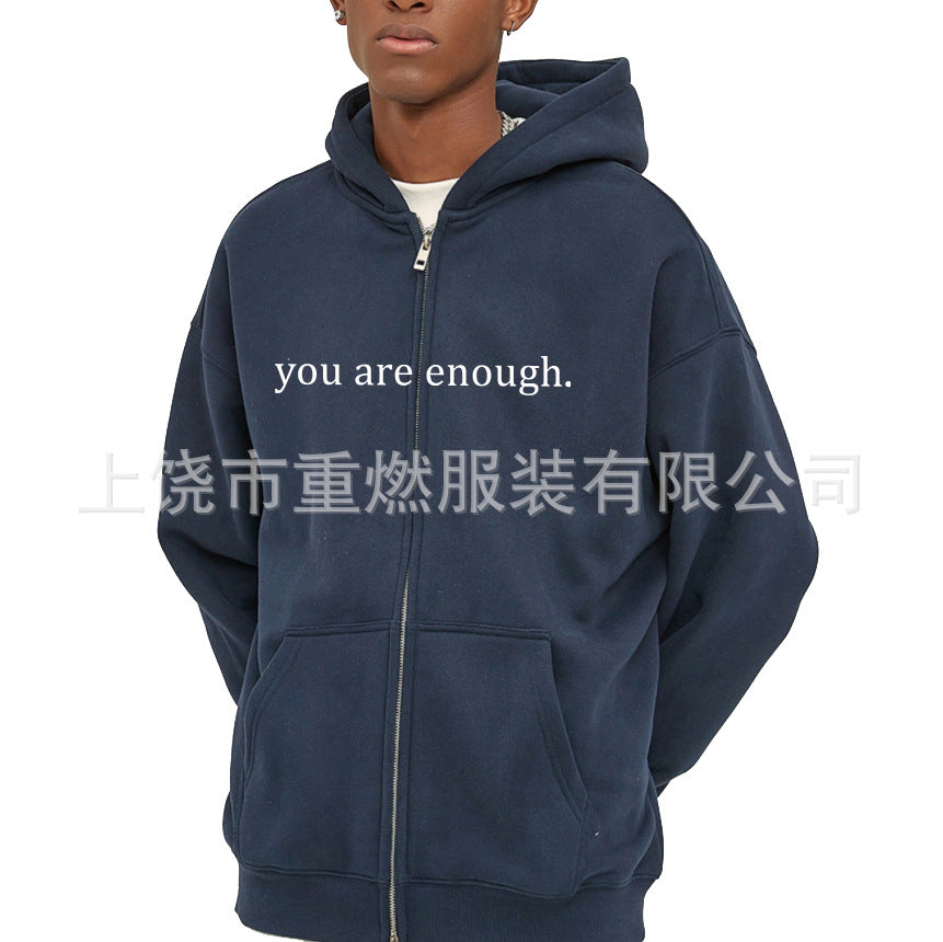 Women's Girls’ Oversized Zip-Up Hoodie Jacket