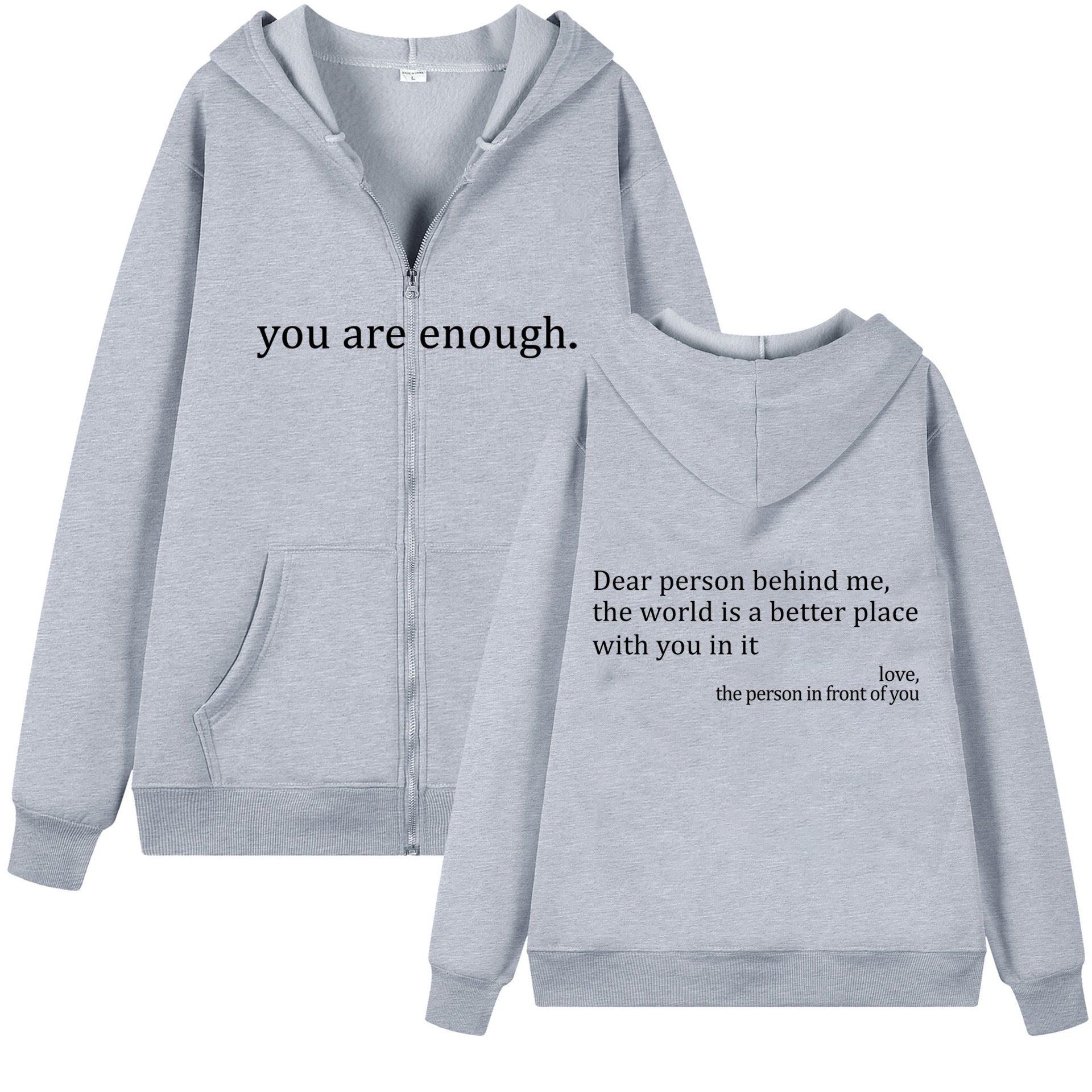 Women's Girls’ Oversized Zip-Up Hoodie Jacket
