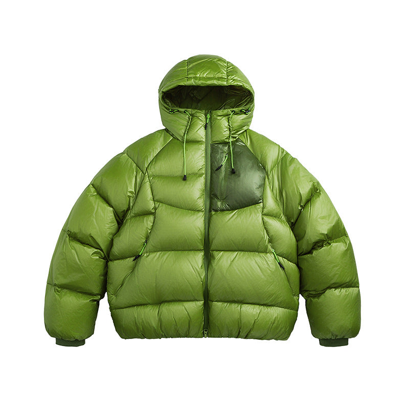 Women's Unisex Hooded Down-Style Jacket
