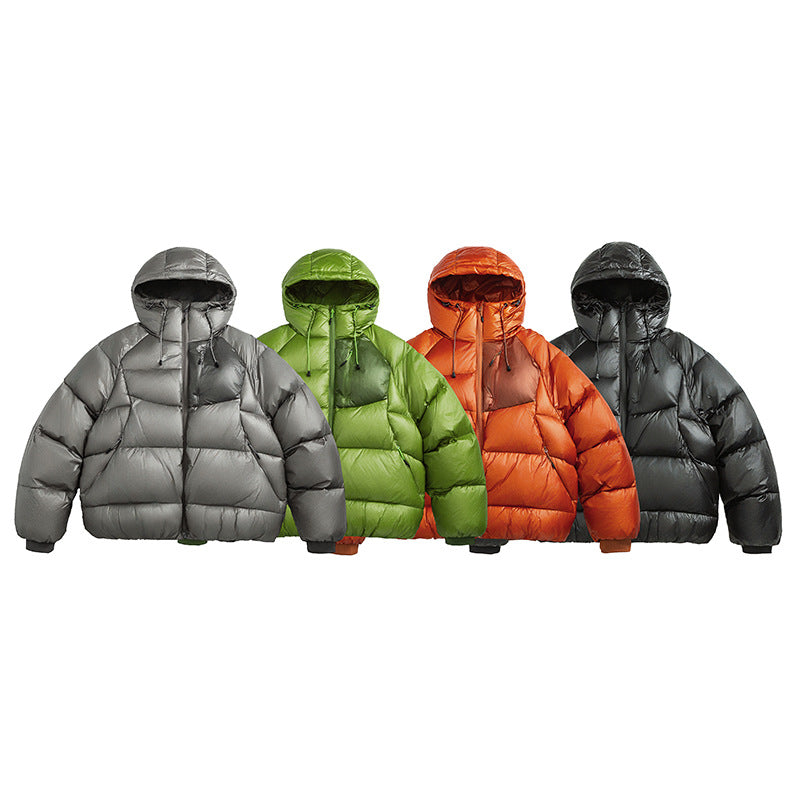 Women's Unisex Hooded Down-Style Jacket