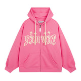 Unisex Streetwear Zip-Up Hoodie