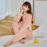 Women’s Cozy Fleece Pajama Set