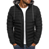 Men’s Hooded Short Warm Fit Padded Jacket