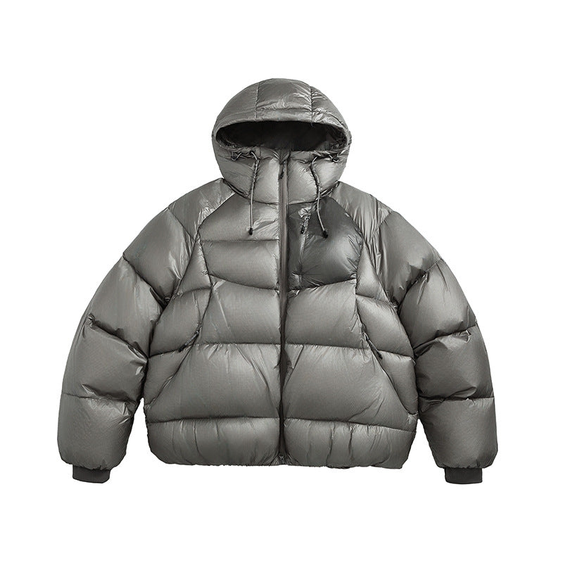 Women's Unisex Hooded Down-Style Jacket