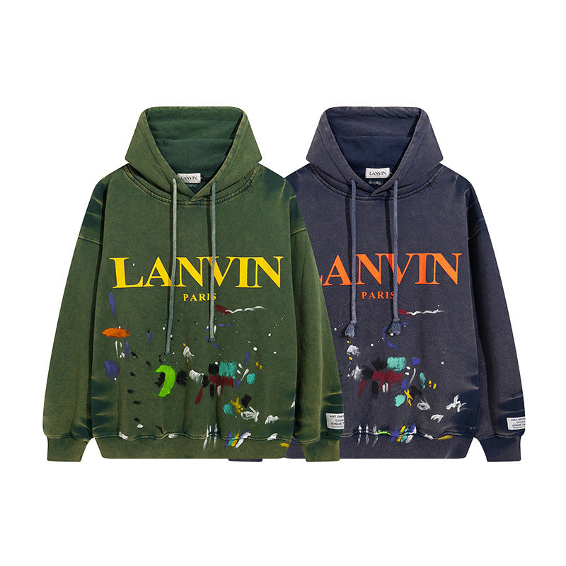 Men’s Graffiti Print Hoodie