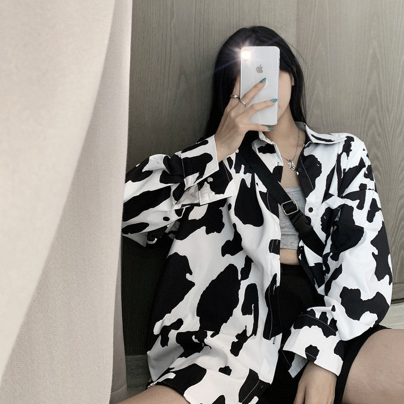 Women’s Oversized Corduroy Button-Up Shirt