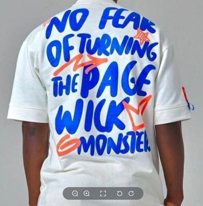Men’s Oversized NO FEAR Graphic T-Shirt