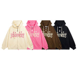 Unisex Streetwear Zip-Up Hoodie