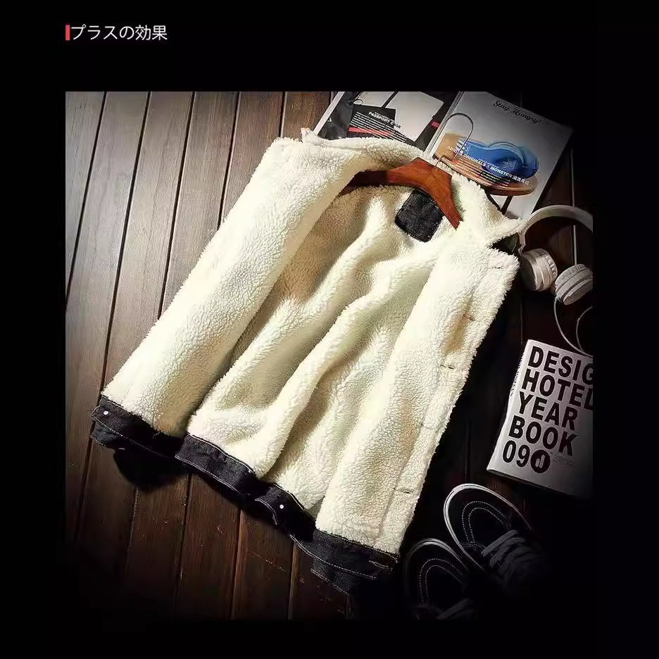 Men’s Denim Winter Jacket