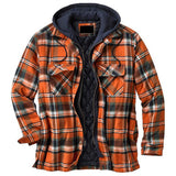 Men’s Checkered Hooded Jacket