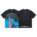 Men's High Street Skull Rock Band T-Shirt