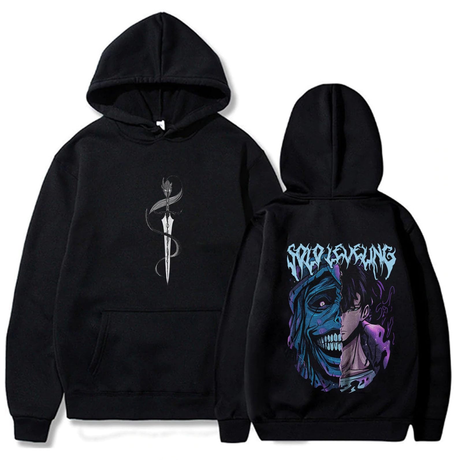 Men’s Anime-Style Graphic Hoodie