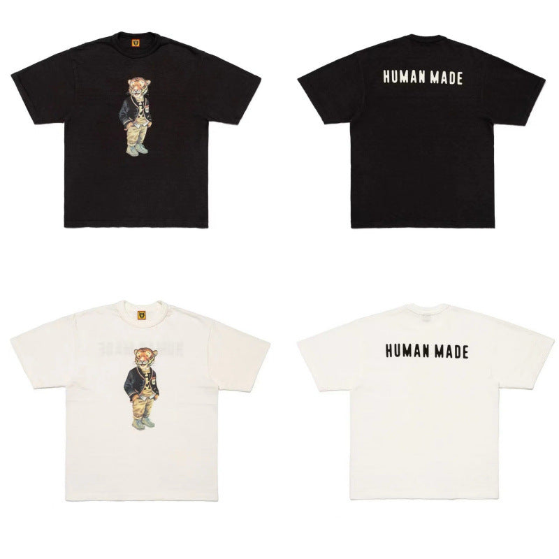 Men’s Cartoon Print Cotton T-Shirt
