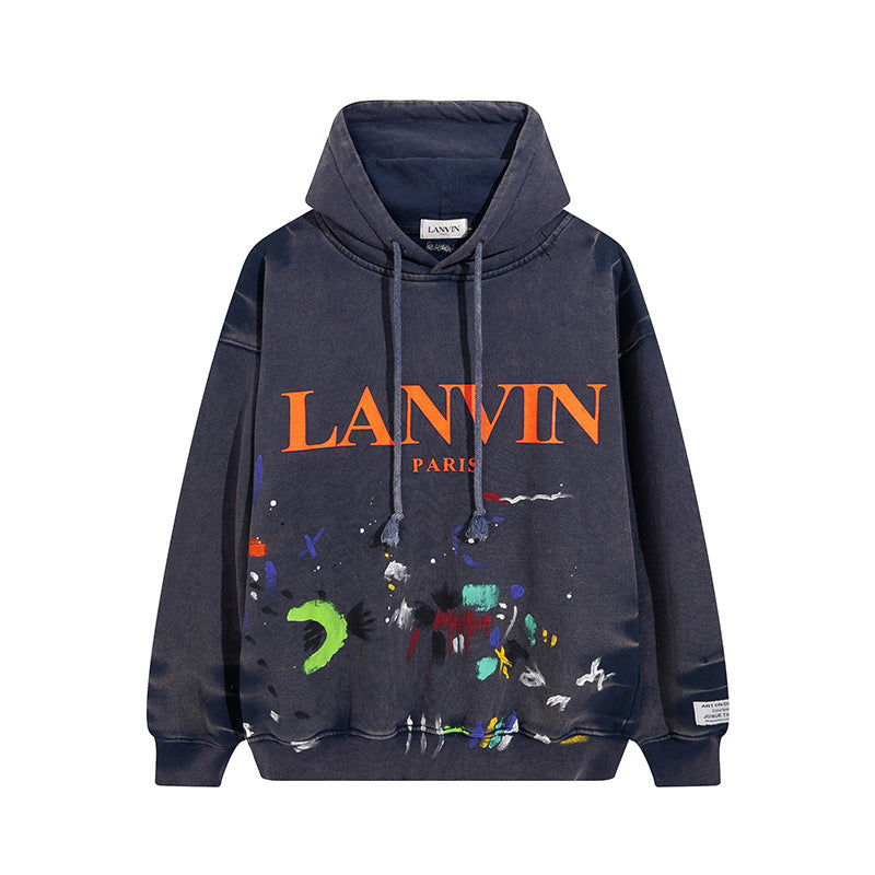 Men’s Graffiti Print Hoodie