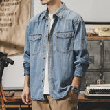 Men’s Long Sleeve Denim Work Shirt