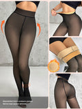 Women’s Sheer Fleece-Lined Leggings