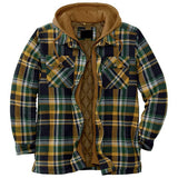 Men’s Checkered Hooded Jacket