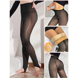 Women’s Sheer Fleece-Lined Leggings