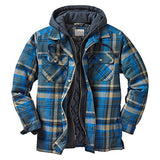 Men’s Checkered Hooded Jacket