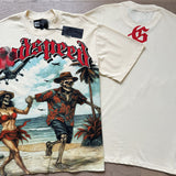 Men's High Street Skull Rock Band T-Shirt