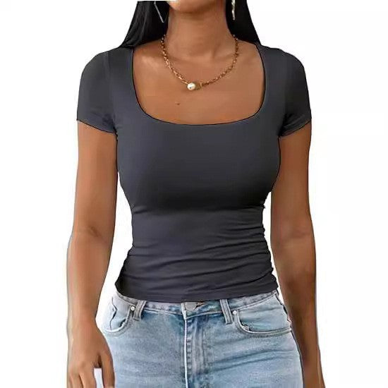 Women’s Classic U-Neck Short-Sleeve Tee