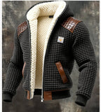 Men's Fleece Thickened Hooded Jacket