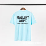 Men's Classic Letter Slogan Gradient T-Shirt