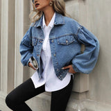 Women’s Cropped Denim Jacket