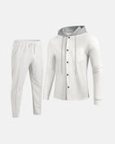 Men’s Waffle Knit Hooded Set