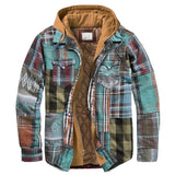 Men’s Checkered Hooded Jacket