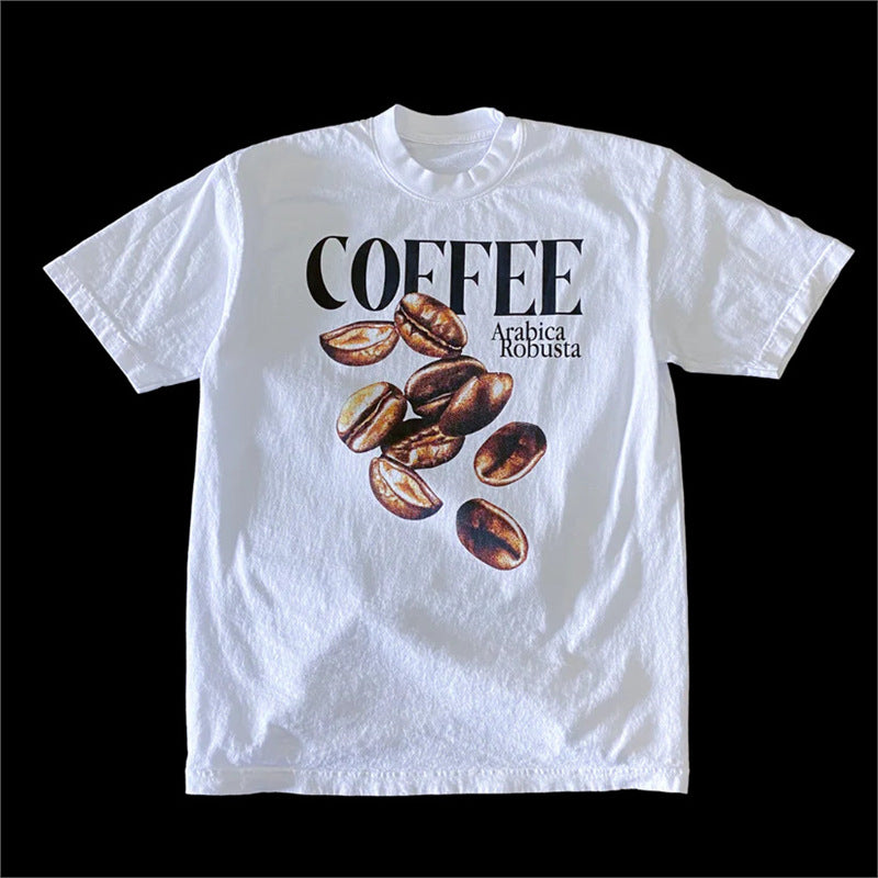 Men’s Oversized Heavy Cotton Retro Graphic T-Shirt