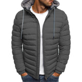 Men’s Hooded Short Warm Fit Padded Jacket